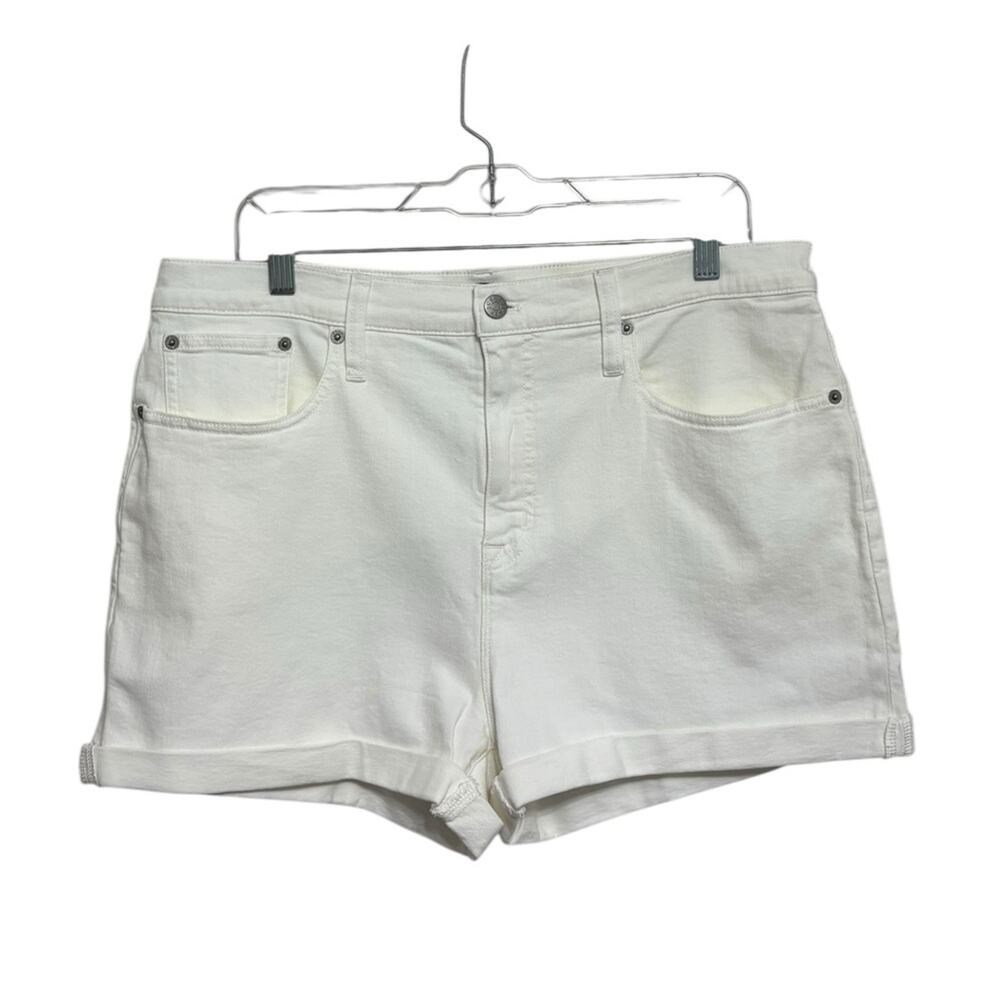 NEW J. Crew Factory Women’s Classic Denim Shorts in White - Size 32